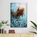 Christian Jesus I Am With You Always Canvas Print