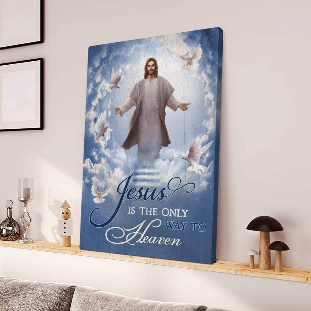 Christian Into The Hand Of Jesus Is The Only Way To Heaven Canvas Print Christian Into The Hand Of Jesus Is The Only Way To Heaven Canvas Print