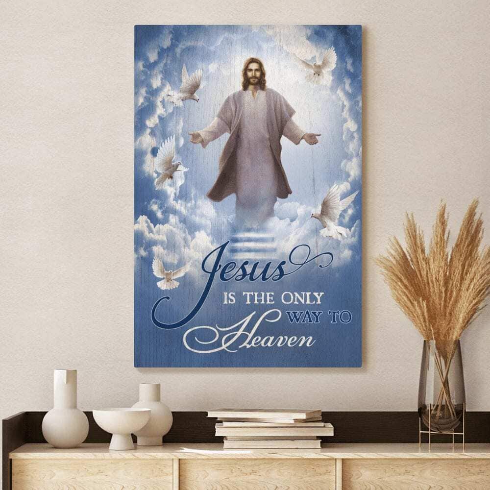 Christian Into The Hand Of Jesus Is The Only Way To Heaven Canvas Print