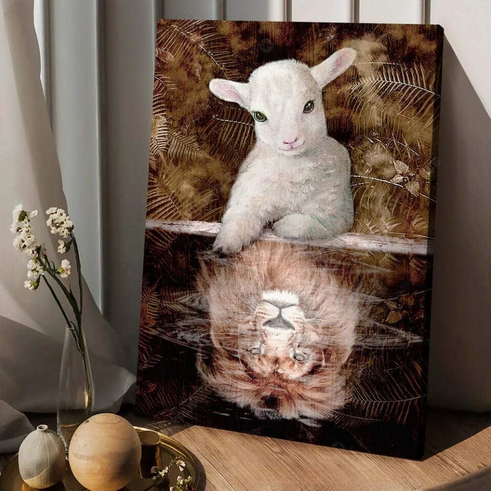 Lamb Lion King Animal Of Jesus Canvas Print Lamb Lion King Animal Of Jesus Canvas Print