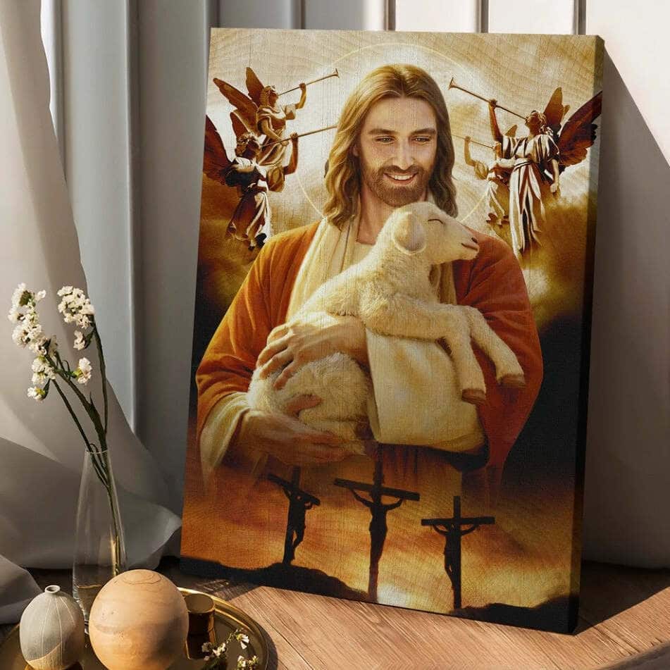 Christian Lamb Of God Canvas Print Christian Lamb Of God Canvas Print