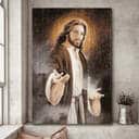 Jesus Takes My Hand Canvas Print
