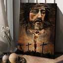 Jesus On The Cross Christian Canvas Print Jesus On The Cross Christian Canvas Print