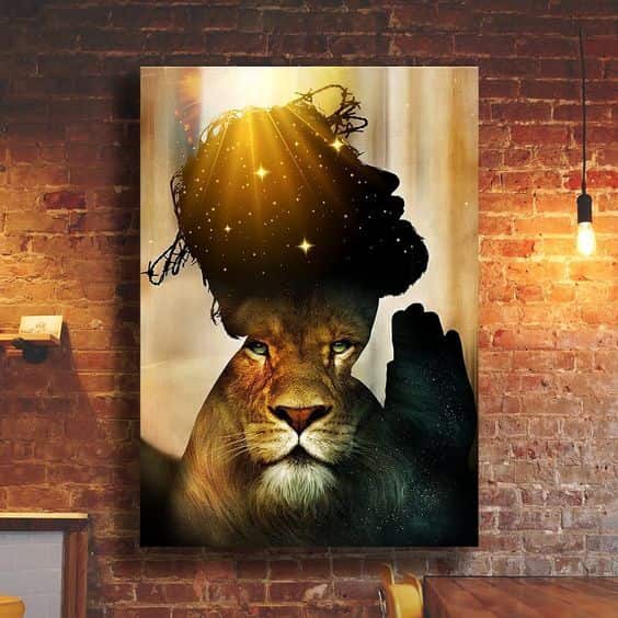 Christian Jesus Lion Of Judah Canvas Print Christian Jesus Lion Of Judah Canvas Print