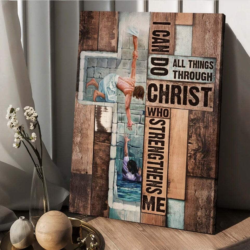 Jesus Take My Hand I Can Do All Things Canvas Print Jesus Take My Hand I Can Do All Things Canvas Print