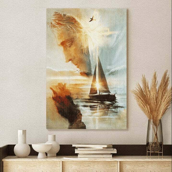 Christian Jesus Praying Canvas Print Christian Jesus Praying Canvas Print