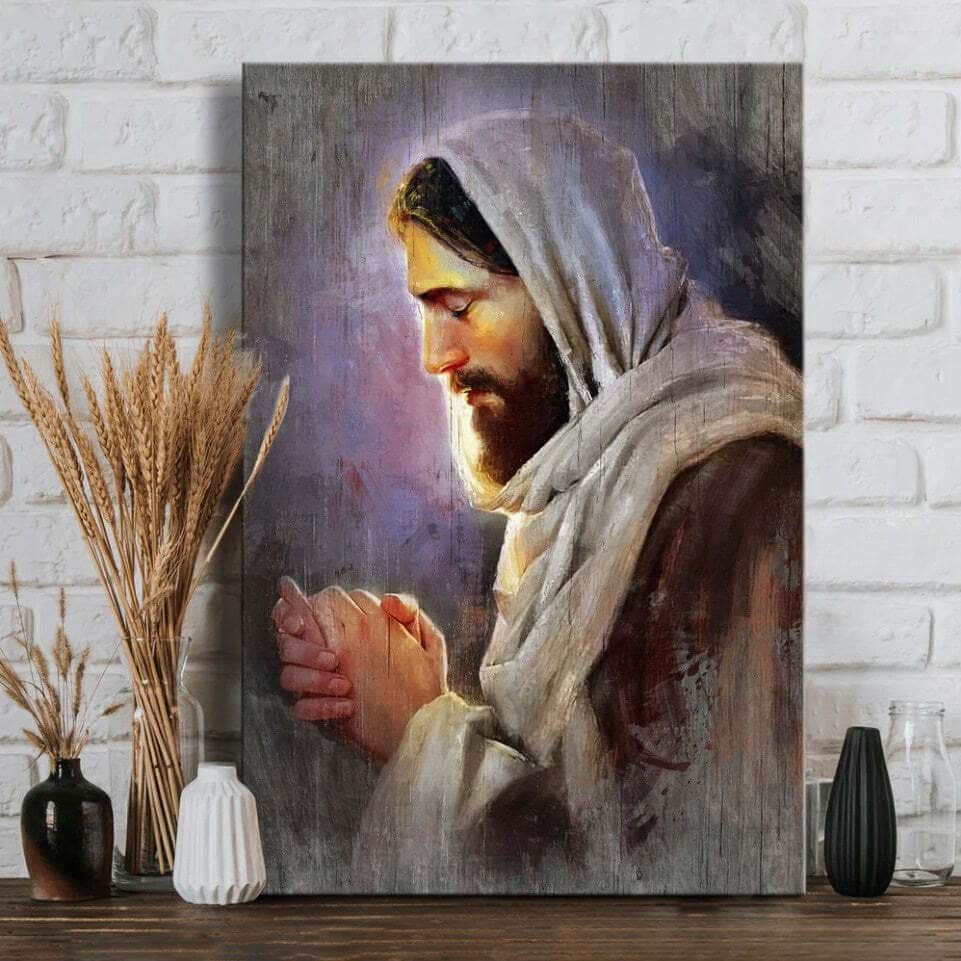 Jesus Prayer For Healing Canvas Print Jesus Prayer For Healing Canvas Print