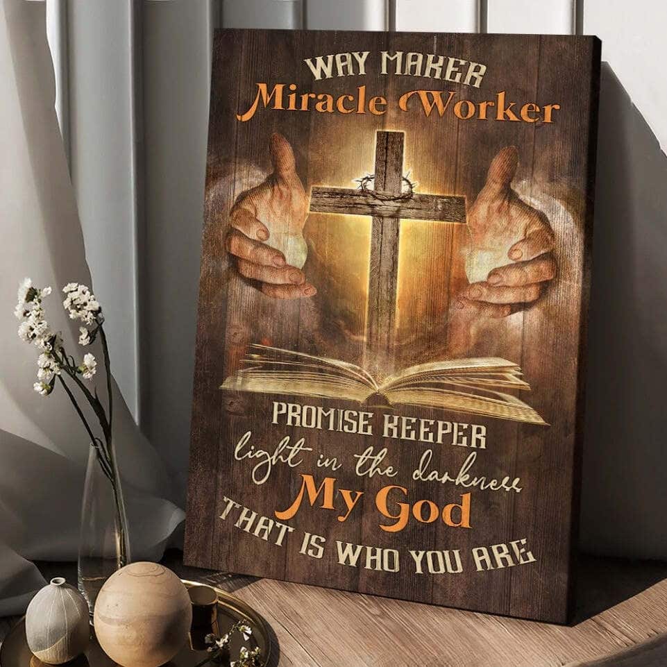 Jesus Pray For Healing Way Maker Miracle Worker Canvas Print Jesus Pray For Healing Way Maker Miracle Worker Canvas Print