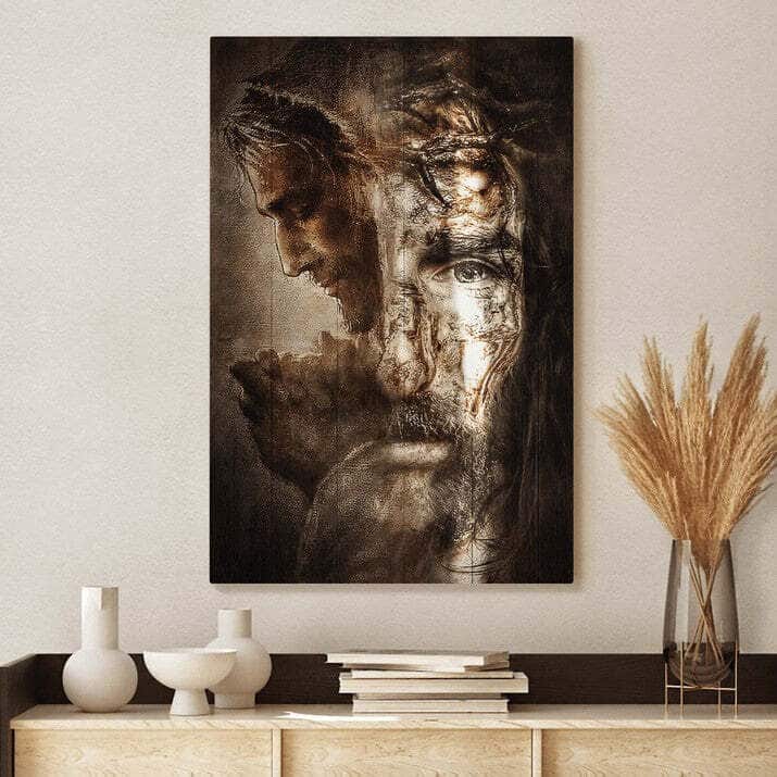 Jesus Pray And Believe Canvas Print Jesus Pray And Believe Canvas Print