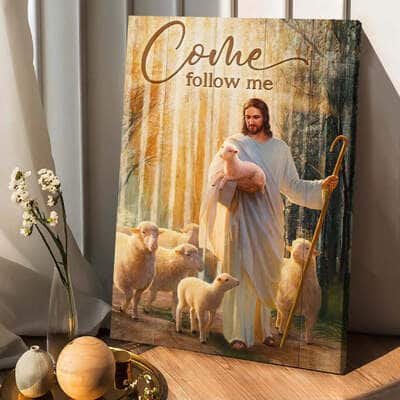 Christian Jesus Lambs Of God Canvas Print