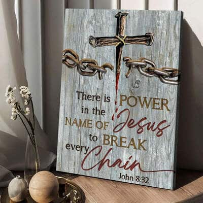 There Is Power In The Name Of Jesus Canvas Print