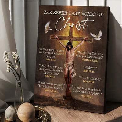 The Seven Last Words Of Christ Canvas Print