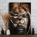 The Strength Of Jesus Lion God Canvas Print The Strength Of Jesus Lion God Canvas Print