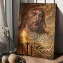 Sky The Rugged Crosses Be Still And Know That I Am God Canvas Print