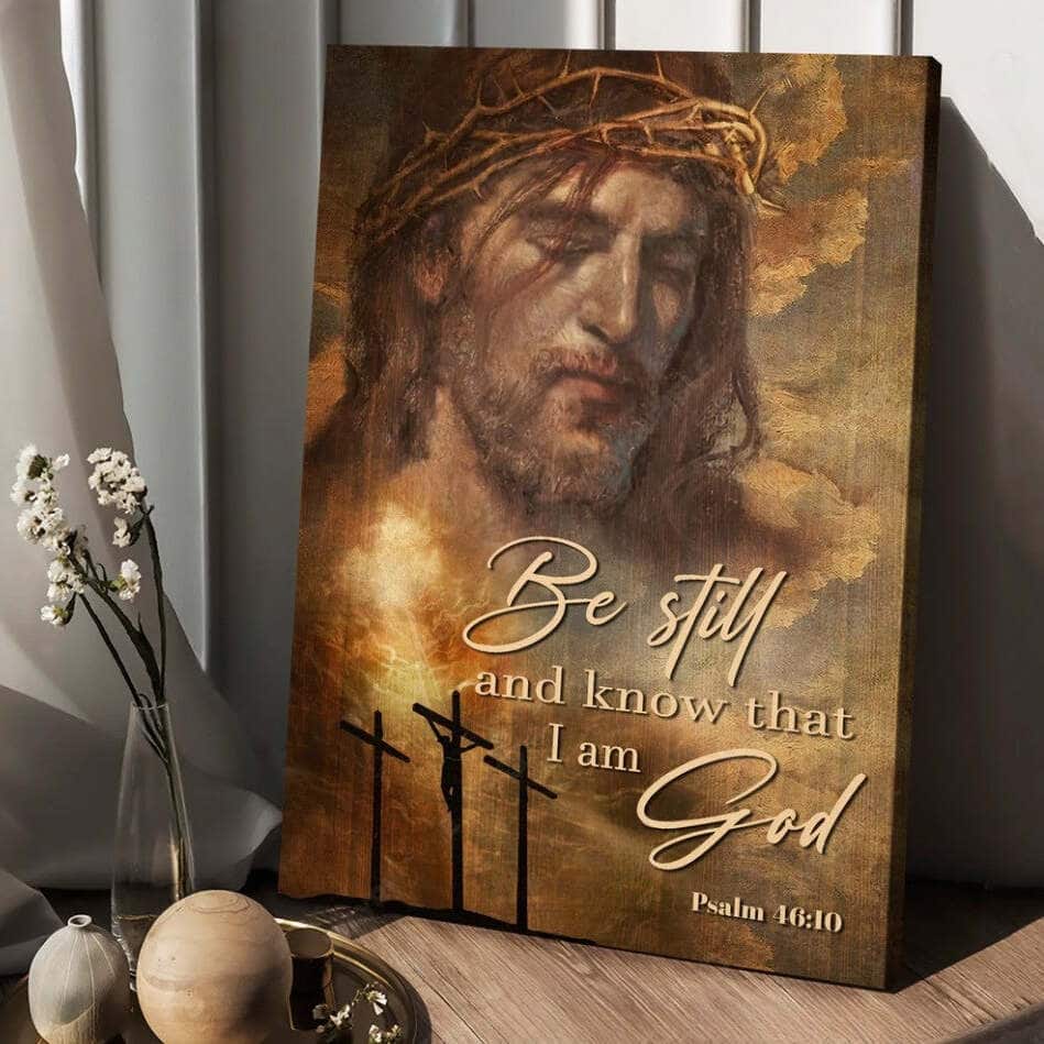 Sky The Rugged Crosses Be Still And Know That I Am God Canvas Print Sky The Rugged Crosses Be Still And Know That I Am God Canvas Print