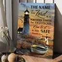 The Name Of The Lord Is A Fortified Tower Canvas Print