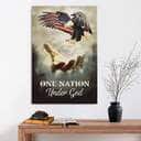 One Nation Under God Christian Canvas Print One Nation Under God Christian Canvas Print