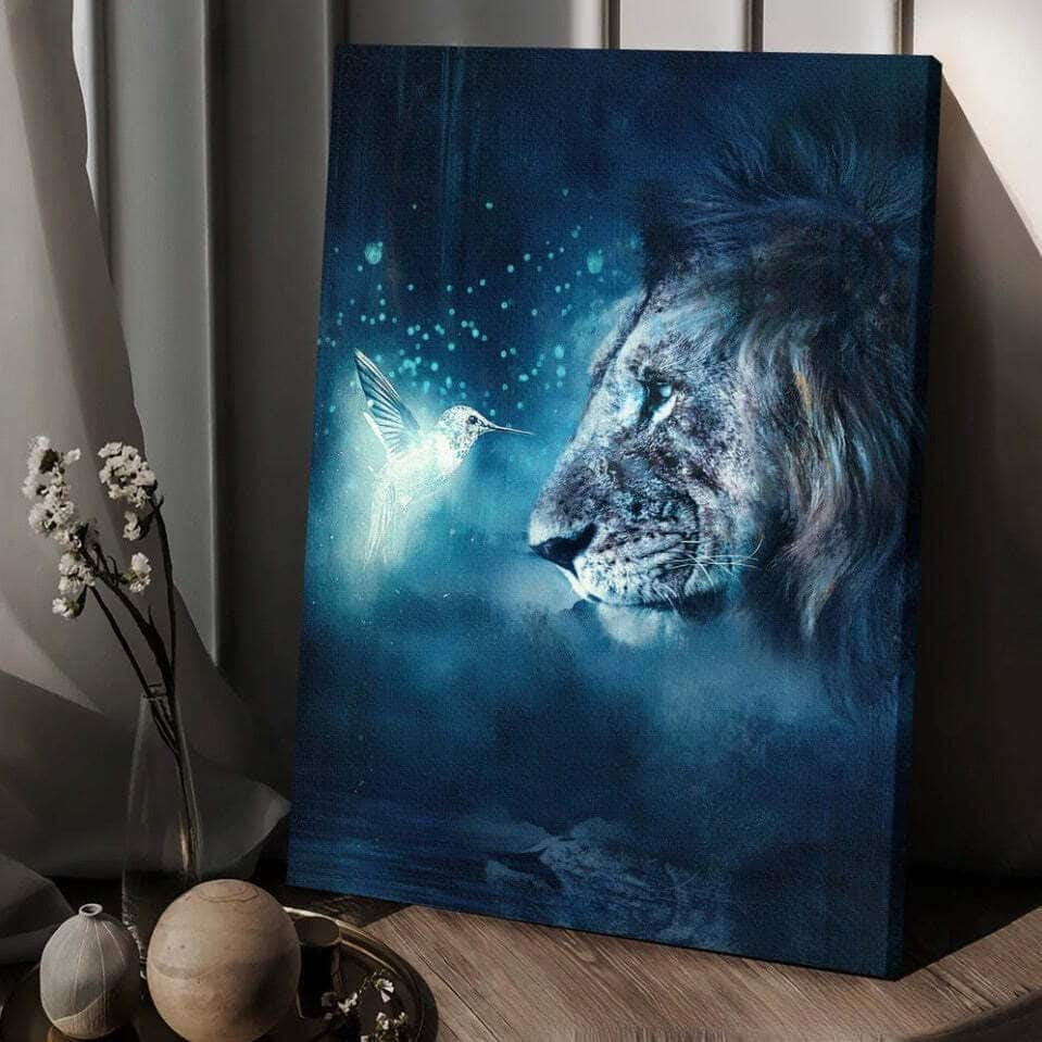 Lion Of Judah Hummingbird Canvas Print