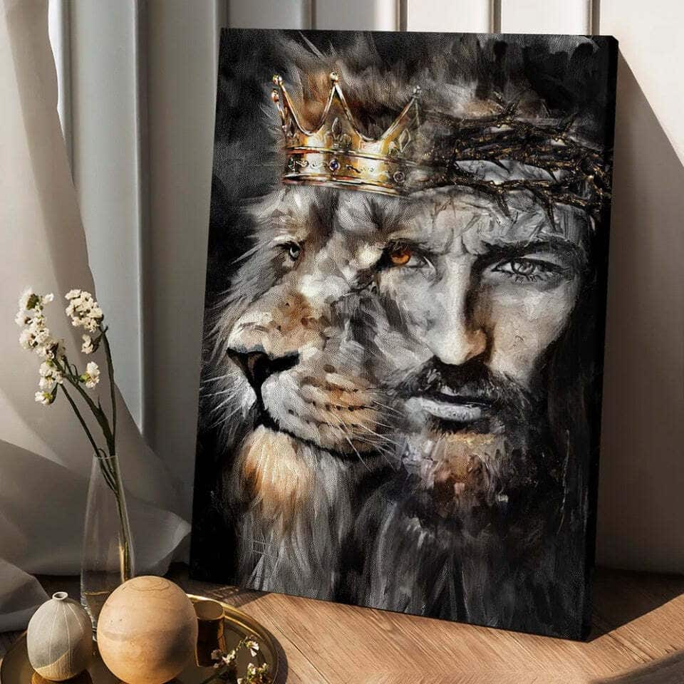 Christian Religious Lion Of Judah Jesus Canvas Print Christian Religious Lion Of Judah Jesus Canvas Print