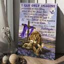 Lion Lavender Field Cross I Can Only Imagine Canvas Print Lion Lavender Field Cross I Can Only Imagine Canvas Print