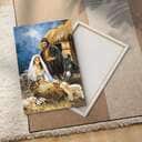 Christian The Night Baby Jesus Was Born Canvas Print