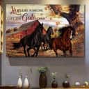 Christian Jesus Horse Live Like Someone Left The Gate Open Canvas Wall Art