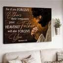 Christian Jesus Pray For If You Forgive Others Canvas Wall Art Christian Jesus Pray For If You Forgive Others Canvas Wall Art