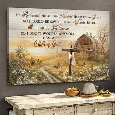 Christian Jesus Child of God Canvas Wall Art
