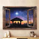Christian Canvas Wall Art Halo Night Jesus Christian Canvas Wall Art Halo Night Jesus