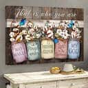 Jesus Christian Canvas Wall Art That Is Who You Are