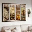 Christian I Am The Resurrections And The Life Canvas Wall Art Christian I Am The Resurrections And The Life Canvas Wall Art