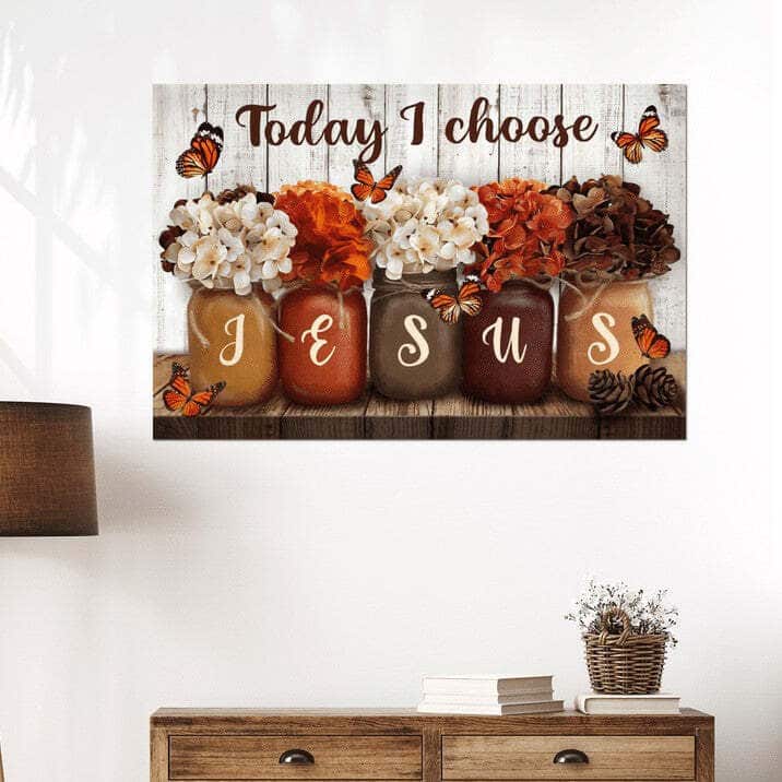 Christian Canvas Wall Art Today I Choose Jesus Christian Canvas Wall Art Today I Choose Jesus