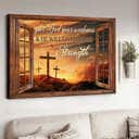 Christian Canvas Wall Art Give God Your Weakness