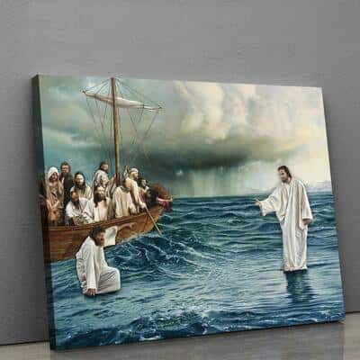 Christian Canvas Wall Art Save Me Hand Of God