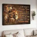 Christian Canvas Wall Art Lion I Still Believe In Amazing Grace
