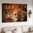 Christian Canvas Wall Art Lion Of Judah