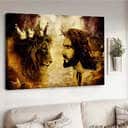 Christian Canvas Wall Art Lion Of Judah King Of Kings