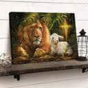 Unique Cross Lion Of Judah Lamb Of God Canvas Wall Art Unique Cross Lion Of Judah Lamb Of God Canvas Wall Art