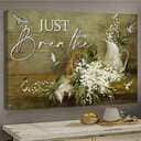 Baby Flower Hummingbird Jesus Just Breathe Canvas Wall Art Baby Flower Hummingbird Jesus Just Breathe Canvas Wall Art