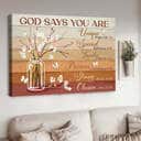 Baby Cotton Flower God Says You Are Canvas Wall Art Baby Cotton Flower God Says You Are Canvas Wall Art