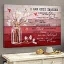 Cardinal Flower I Can Only Imagine Jesus Canvas Wall Art