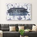 Christian Canvas Wall Art This Is A Small House With A Big Welcome