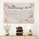 This Day I Call The Heavens And The Earth Deuteronomy 30:19 Canvas Wall Art