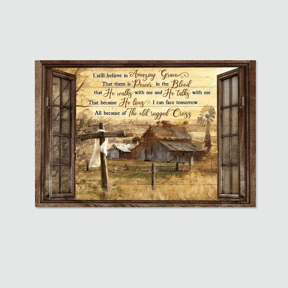 Christian Canvas Wall Art Life On Farm I Still Believe In Amazing Grace Christian Canvas Wall Art Life On Farm I Still Believe In Amazing Grace
