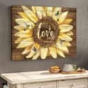 Christian Canvas Wall Art True Love John 3:16 Christian Canvas Wall Art True Love John 3:16