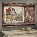 Christian James 1:2 Today I Choose Joy Canvas Wall Art Daisy Garden Christian James 1:2 Today I Choose Joy Canvas Wall Art Daisy Garden