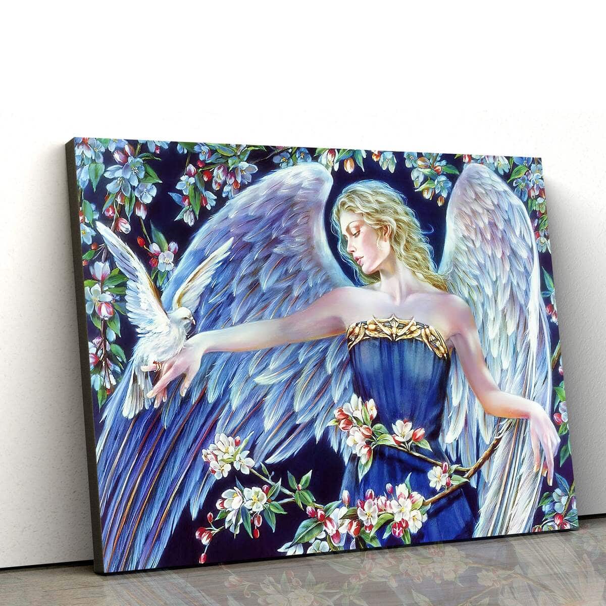 Christian Angel Of Spring Canvas Wall Art Christian Angel Of Spring Canvas Wall Art