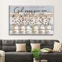 Christian God Says You Are Canvas Wall Art Cotton Flowers Butterflies