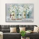 Christian Canvas Wall Art Bless This Home And All Who Enter