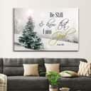 Christian Christmas Psalm 46:10 Be Still And Know That I Am God Canvas Wall Art Christian Christmas Psalm 46:10 Be Still And Know That I Am God Canvas Wall Art